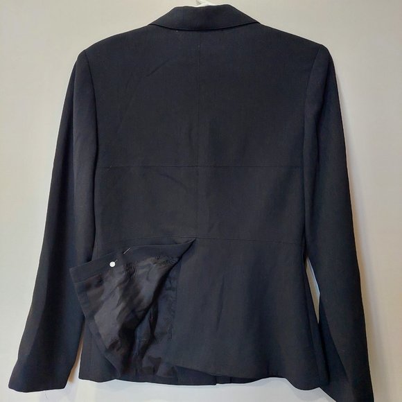 Denise Collection Black 3 Button Blazer, women's Size 10 - Picture 5 of 9